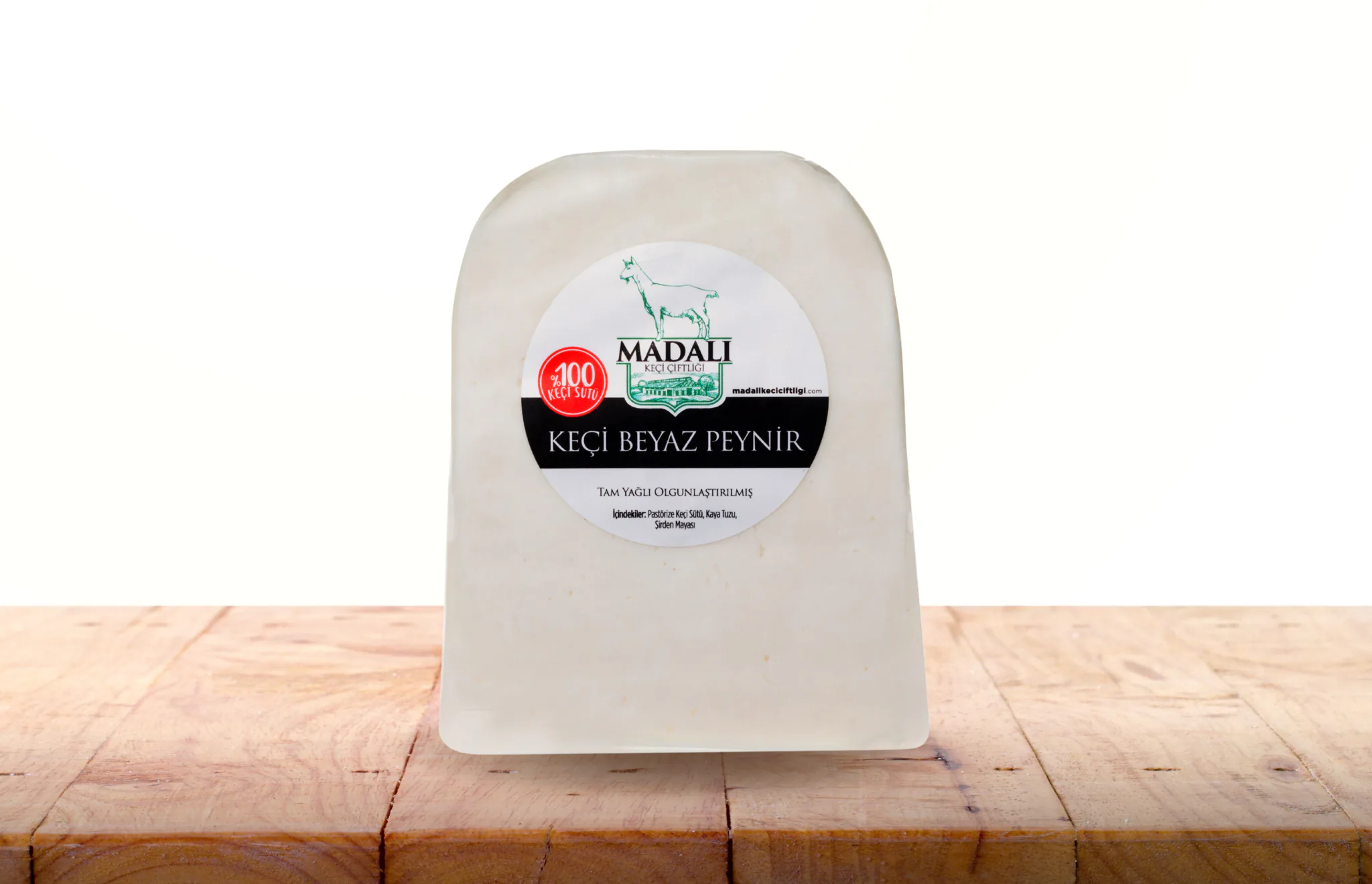 Genel Madalı %100 Keçi Beyaz Peynir 250g - nebyandogal®