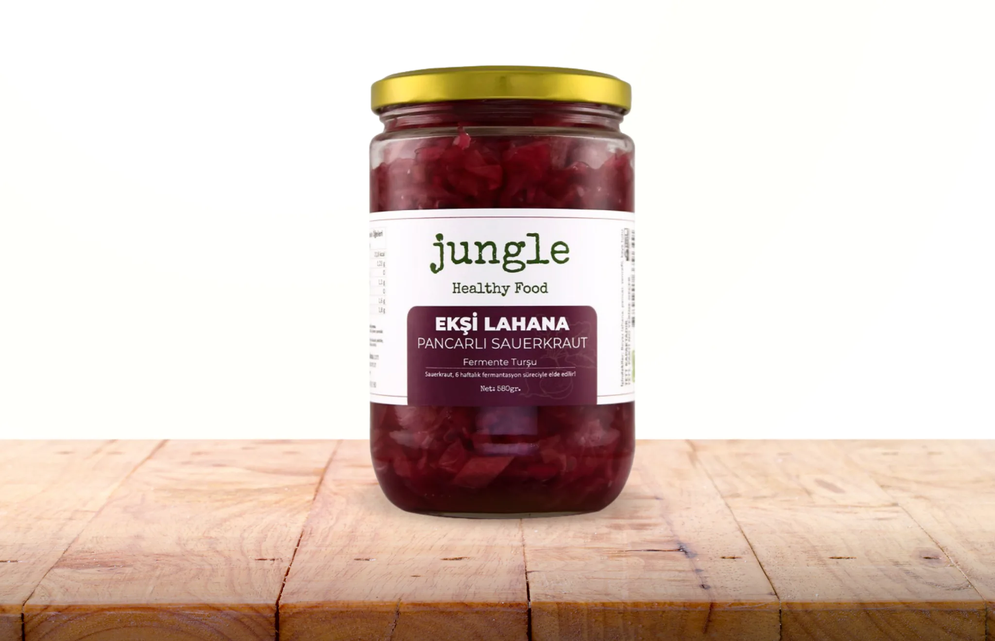 Genel Jungle Pancarlı Ekşi Lahana Turşusu - nebyandogal®
