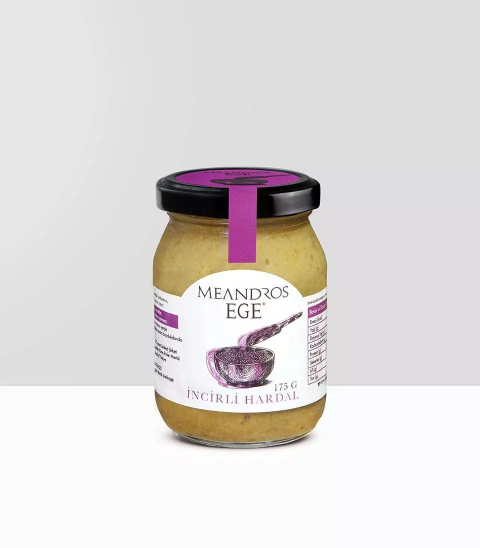 Genel Meandros Ege İncirli Hardal 175g - nebyandogal®