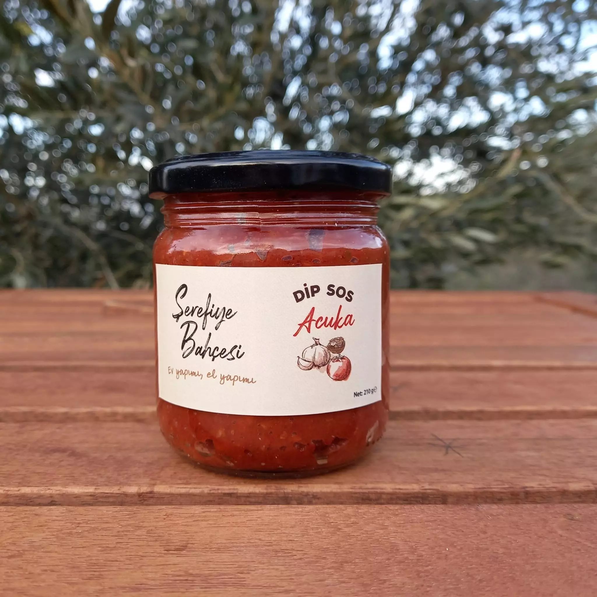 Genel Şerefiye Bahçesi Acuka Dip Sos 210g - nebyandogal®