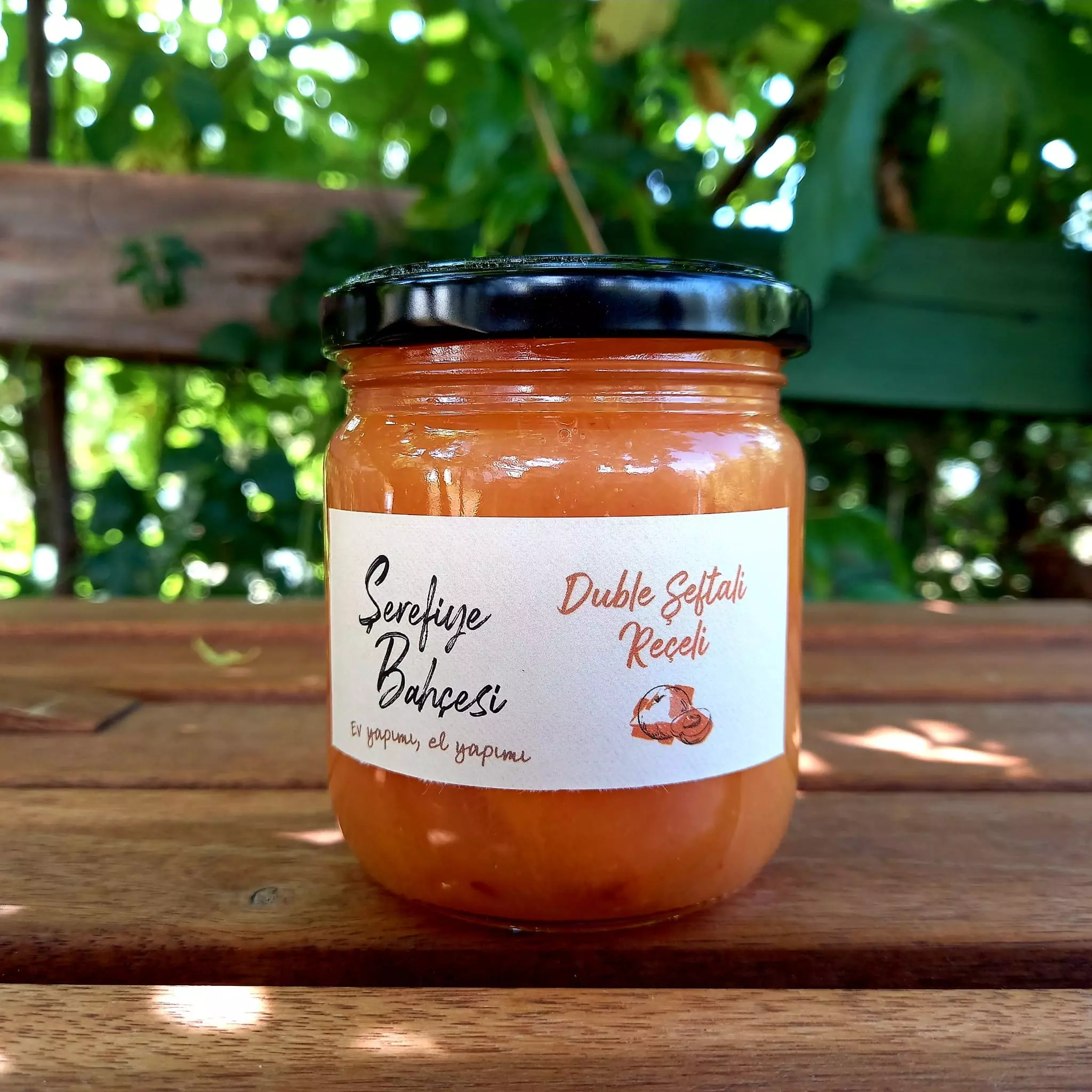 Genel Şerefiye Bahçesi Duble Şeftali Reçeli 210g - nebyandogal®