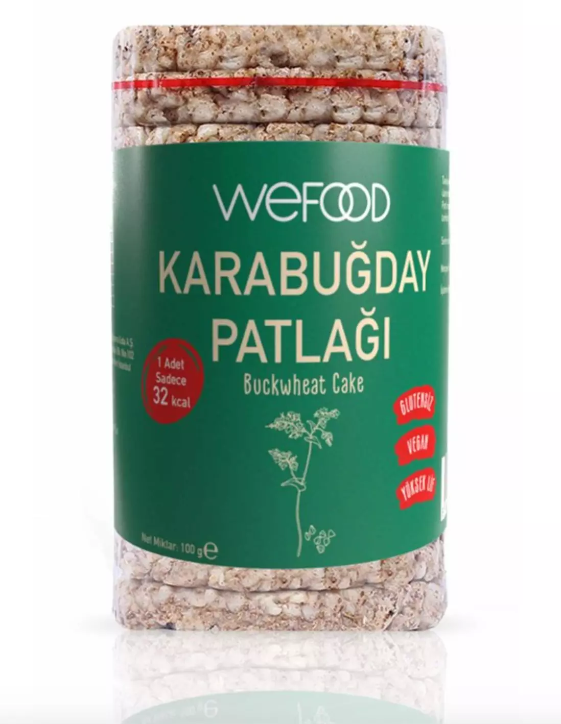 Genel Wefood Karabuğday Patlağı 100g - nebyandogal®