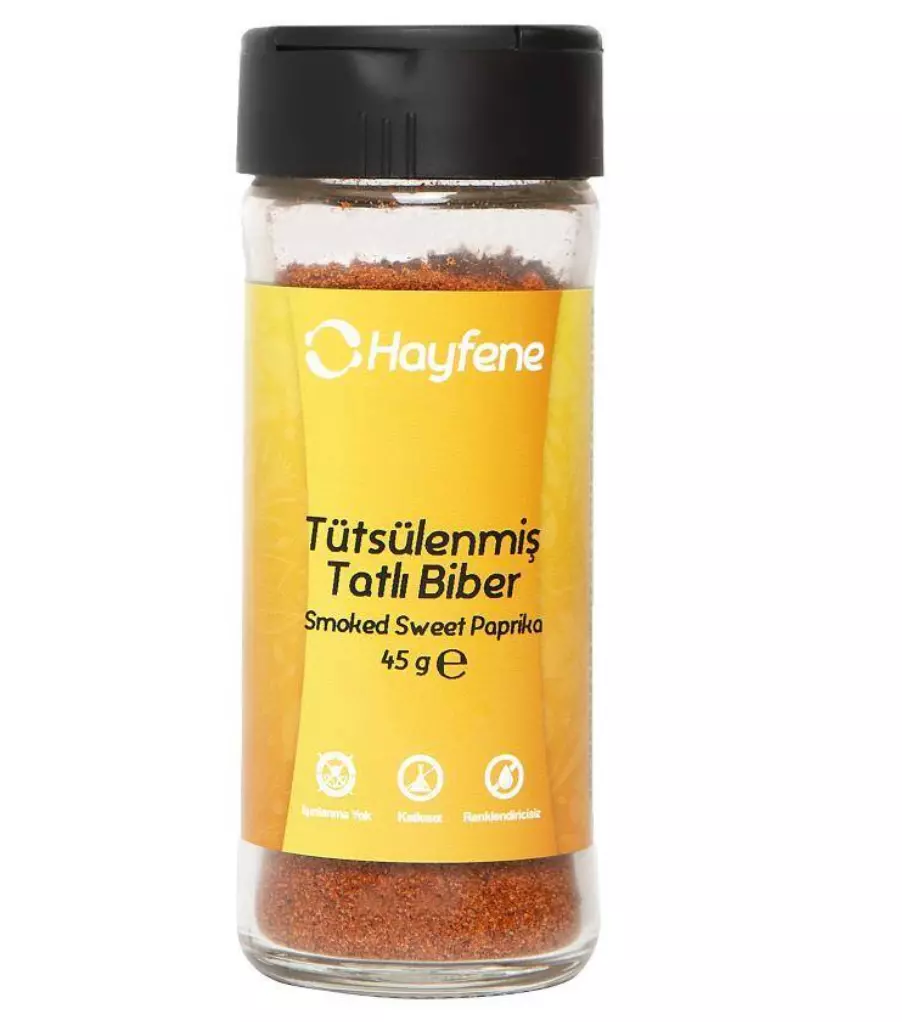 Genel Hayfene Tütsülenmiş Tatlı Kırmızı Biber 45g - nebyandogal®