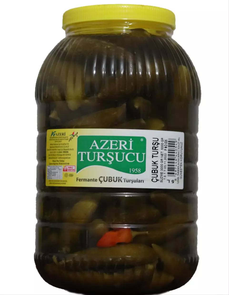 Genel Azeri Turşucu Ev Tipi Çubuk Turşu - nebyandogal®