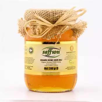 Genel Saff1011 Organik Süzme Çiçek Balı 240g - nebyandogal®