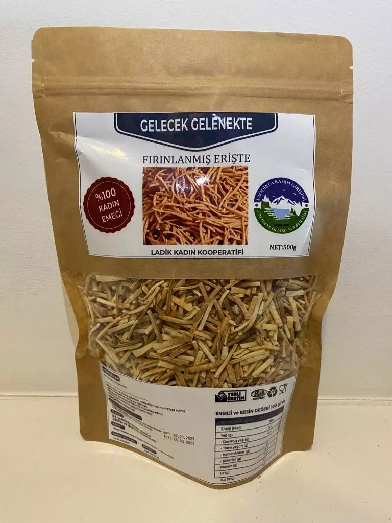 Genel Ladik Kadın Koop. Fırınlanmış Erişte - nebyandogal®