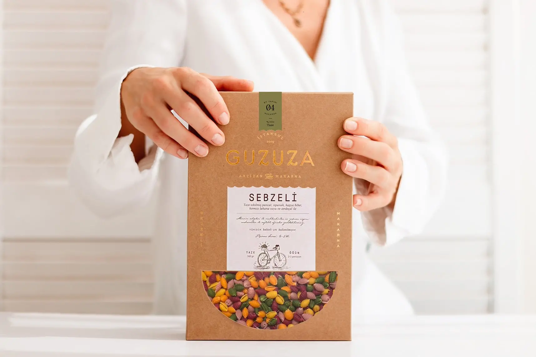 Genel Guzuza Durum Buğdayı Unundan Sebzeli Midye 360 g - nebyandogal®