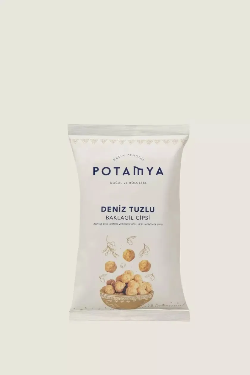 Genel Potamya Deniz Tuzlu Baklagil Cipsi