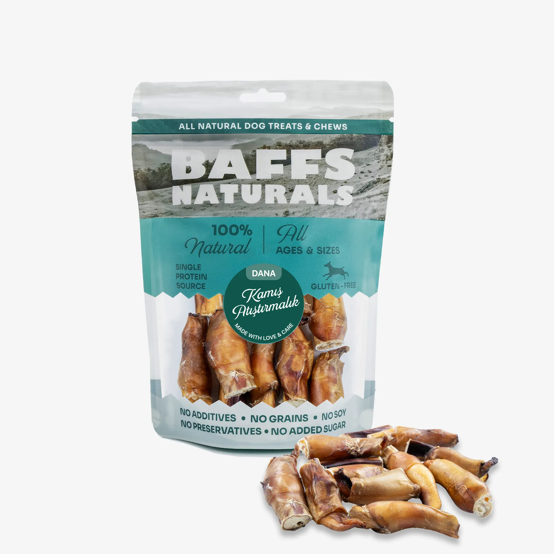 Genel Baffs Naturals Dana Kamış Atıştırmalık 100 g