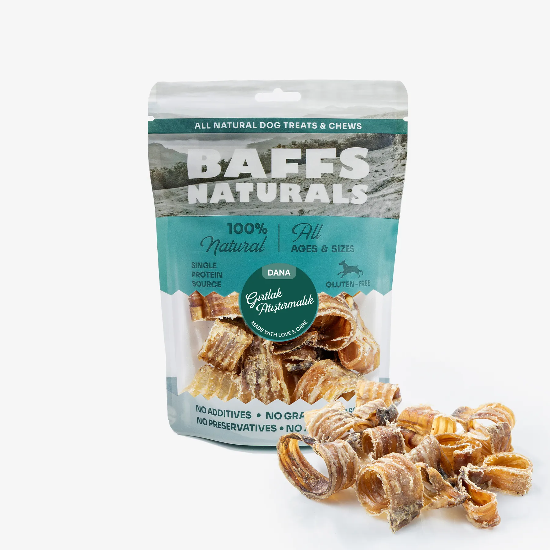 Genel Baffs Naturals Dana Gırtlak Atıştırmalık 100g