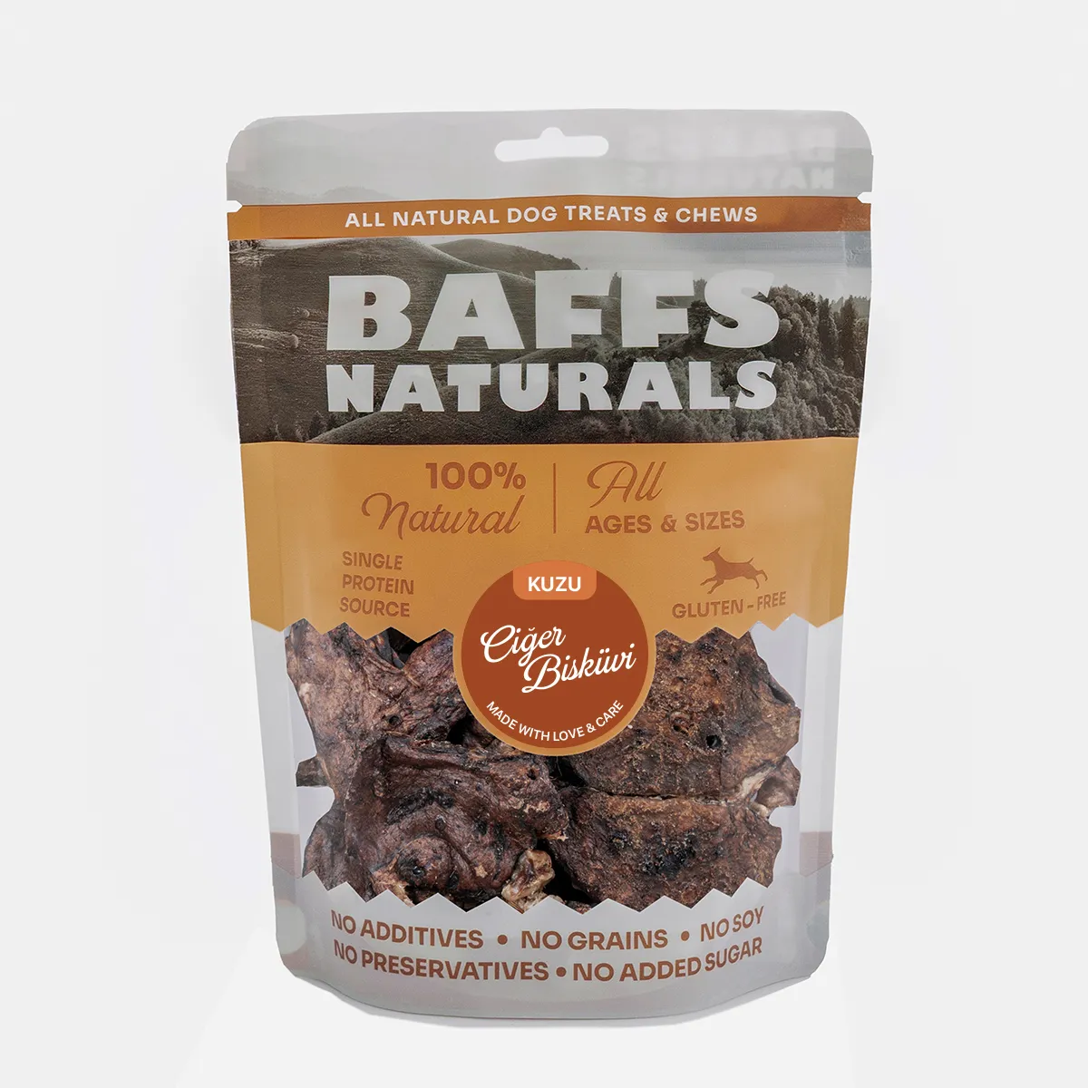 Genel Baffs Naturals Kuzu Ciğer Bisküvi 100 g